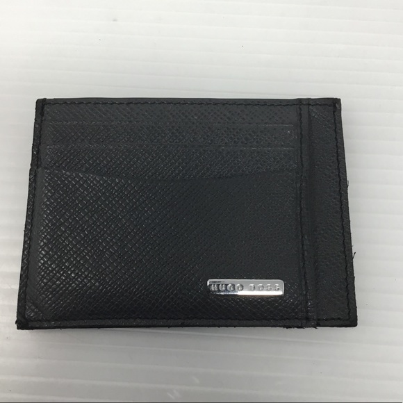 Hugo Boss Other - Hugo Boss 6 Slot Italian Grained Leather Card Case